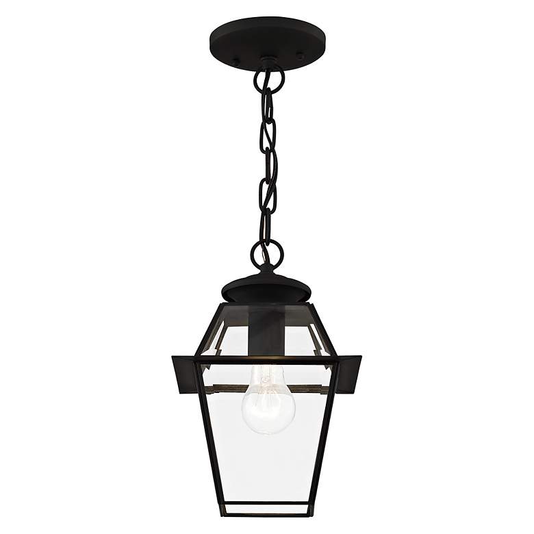 Image 6 Westover 1 Light Black Outdoor Pendant Lantern more views