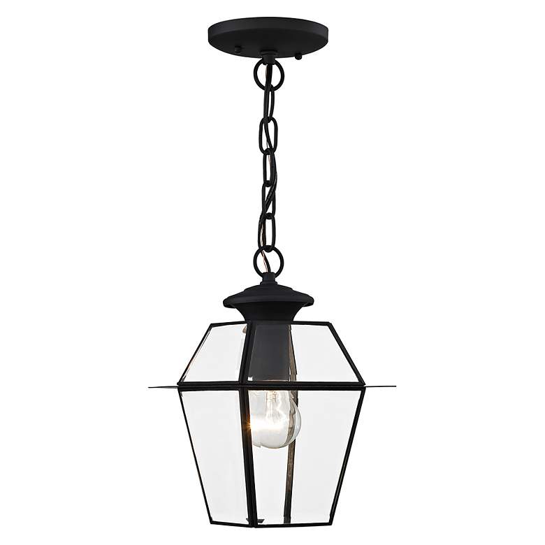 Image 7 Westover 1 Light Black Outdoor Pendant Lantern more views