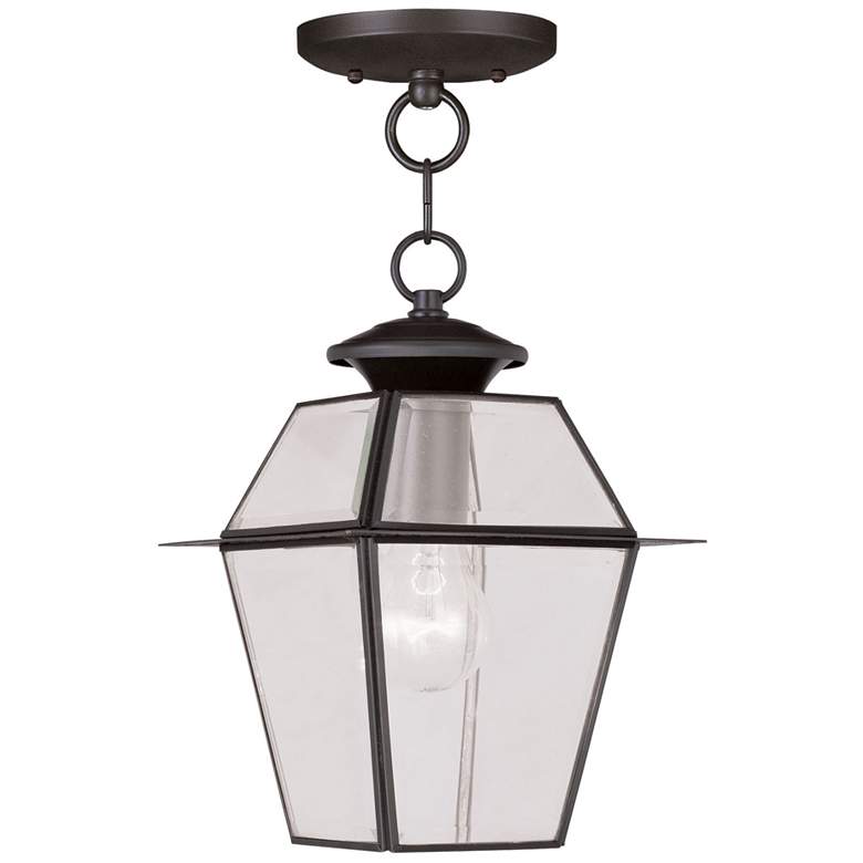 Image 1 Westover 1 Light Bronze Outdoor Pendant Lantern