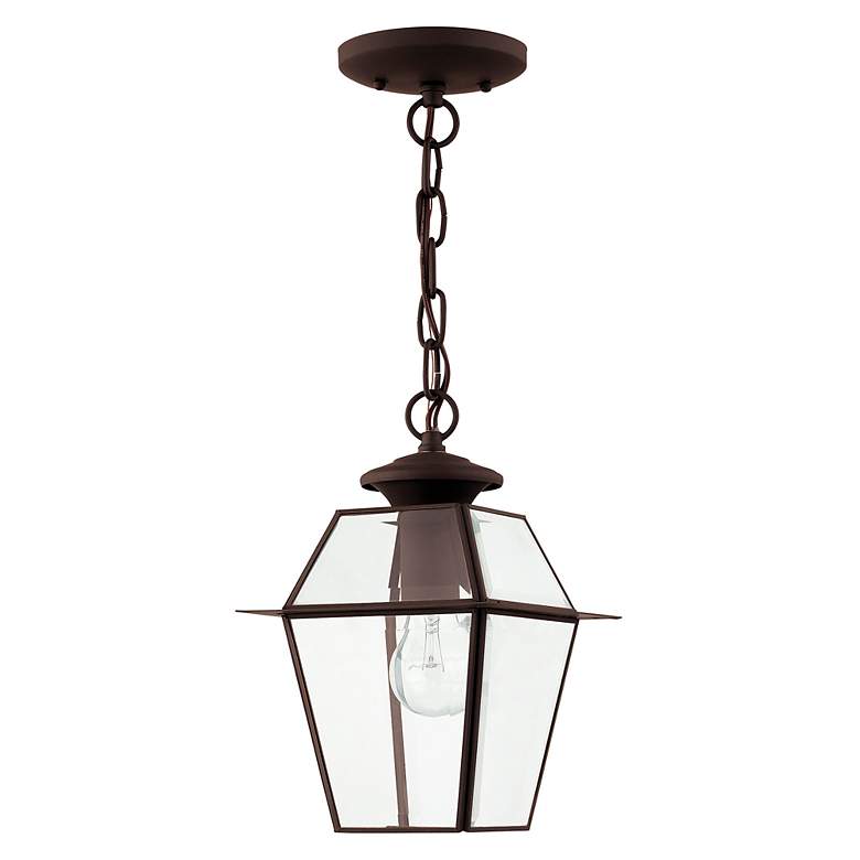 Image 3 Westover 1 Light Bronze Outdoor Pendant Lantern more views