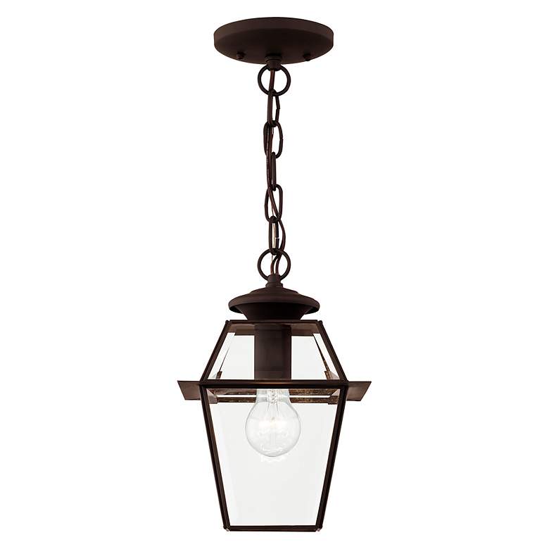 Image 6 Westover 1 Light Bronze Outdoor Pendant Lantern more views
