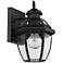 Westover 10 1/2" High Black Outdoor Wall Light