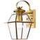 Westover 12 1/2" High Antique Brass Outdoor Wall Lantern