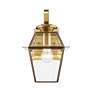 5_Westover 12 1/2" High Antique Brass Outdoor Wall Lantern more views