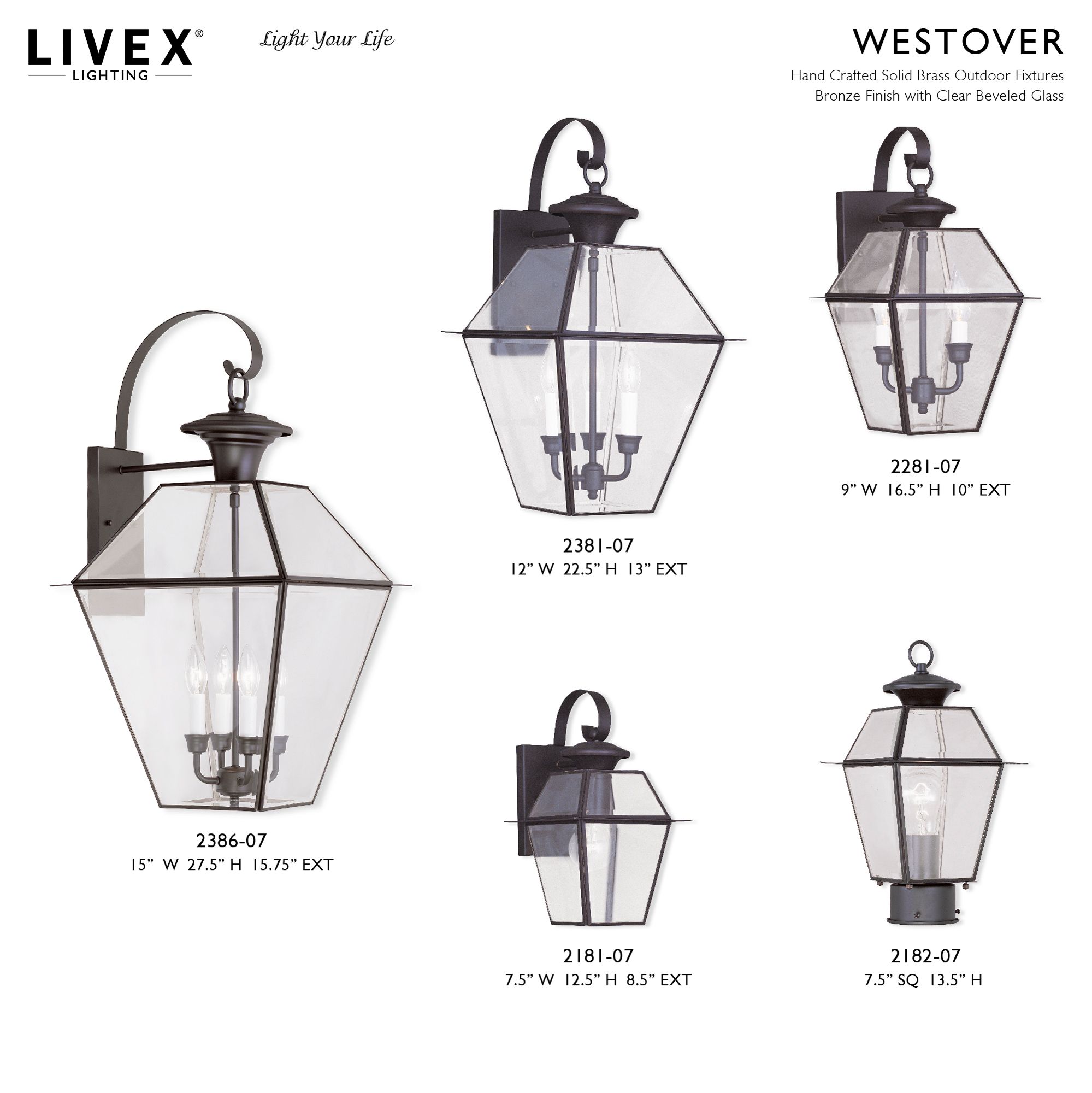 Westover 12 1/2" High Bronze Outdoor Wall Light