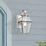 1_Westover 12 1/2" High Brushed Nickel Outdoor Wall Light