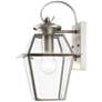Westover 12 1/2" High Brushed Nickel Outdoor Wall Light