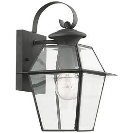 Image1 of Westover 12 1/2" High Charcoal Metal Outdoor Wall Light