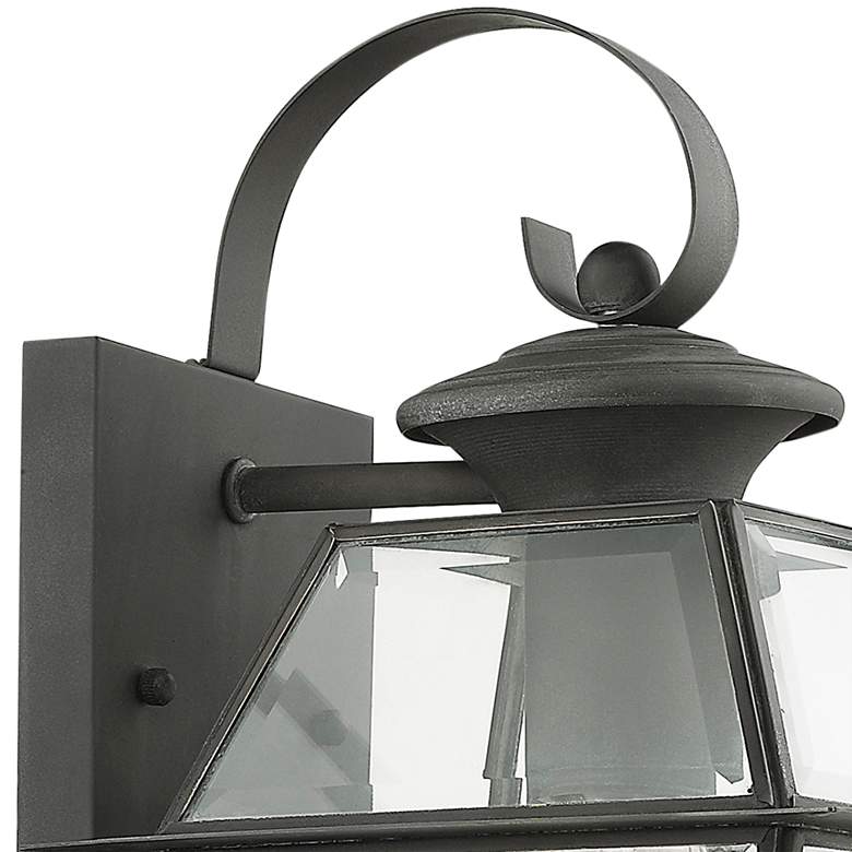 Image 2 Westover 12 1/2" High Charcoal Metal Outdoor Wall Light more views