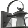 Westover 12 1/2" High Charcoal Metal Outdoor Wall Light