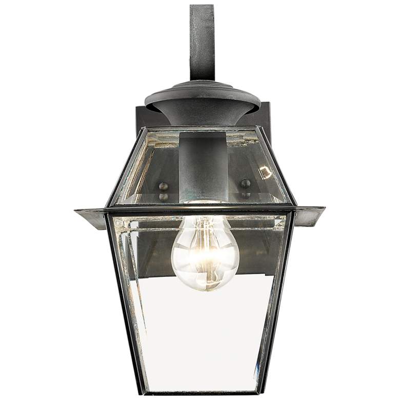Image 3 Westover 12 1/2" High Charcoal Metal Outdoor Wall Light more views