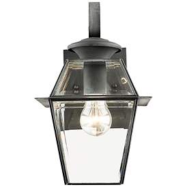 Image3 of Westover 12 1/2" High Charcoal Metal Outdoor Wall Light more views