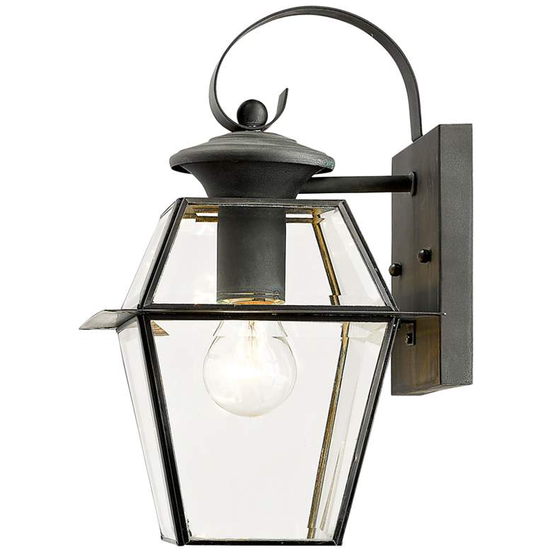 Image 4 Westover 12 1/2" High Charcoal Metal Outdoor Wall Light more views