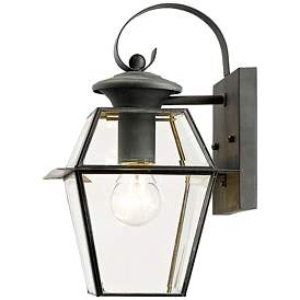 Image4 of Westover 12 1/2" High Charcoal Metal Outdoor Wall Light more views
