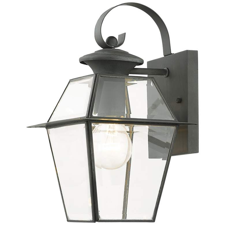 Image 6 Westover 12 1/2" High Charcoal Metal Outdoor Wall Light more views