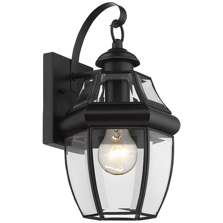 Image 3 Westover 13 3/4" High Black Outdoor Wall Light