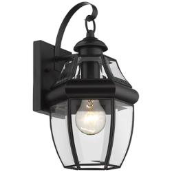 Westover 13 3/4&quot; High Black Outdoor Wall Light