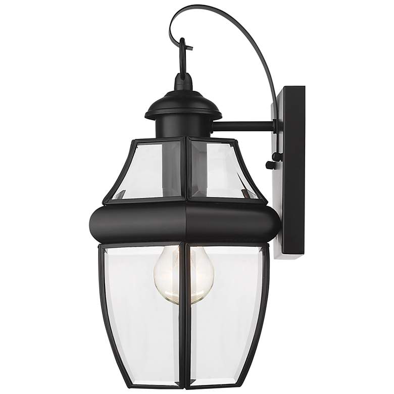 Westover 13 3/4&quot; High Black Outdoor Wall Light more views