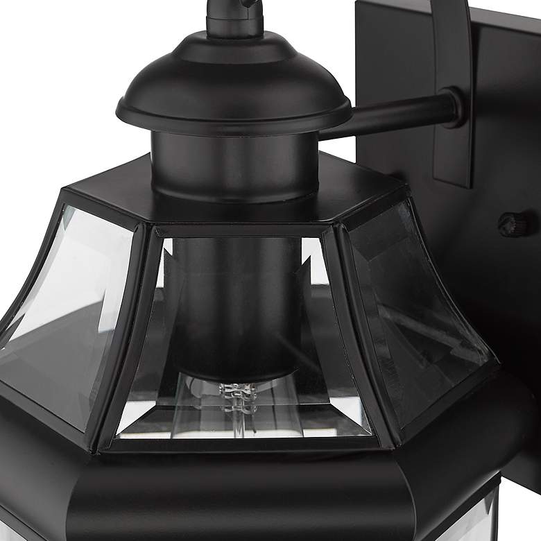 Westover 13 3/4&quot; High Black Outdoor Wall Light more views