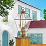 1_Westover 16 1/2" High Antique Brass Outdoor Post Light