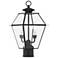 Westover 16 1/2" High Black Outdoor Lantern Post Light