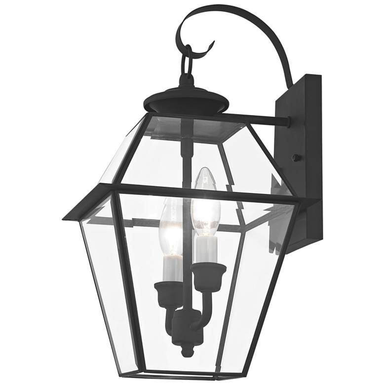 Image 3 Westover 16 1/2" High Black Outdoor Wall Light more views