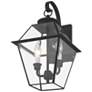 Westover 16 1/2" High Black Outdoor Wall Light