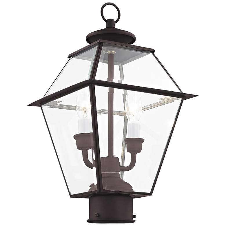 Image 4 Westover 16 1/2" High Bronze 2-Light Outdoor Post Light more views