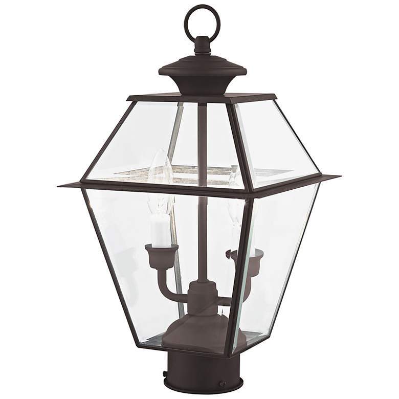 Image 5 Westover 16 1/2" High Bronze 2-Light Outdoor Post Light more views