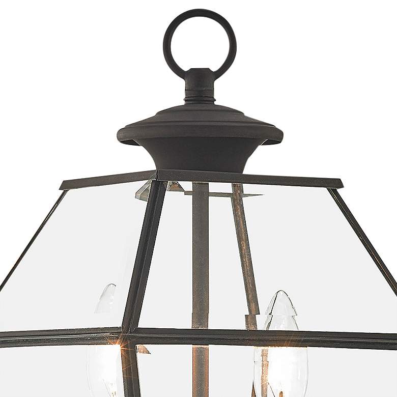 Image 2 Westover 16 1/2" High Charcoal 2-Light Outdoor Lantern Post Light more views