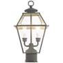 Westover 16 1/2" High Charcoal 2-Light Outdoor Lantern Post Light
