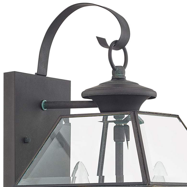 Image 2 Westover 16 1/2" High Charcoal 2-Light Outdoor Lantern Wall Light more views