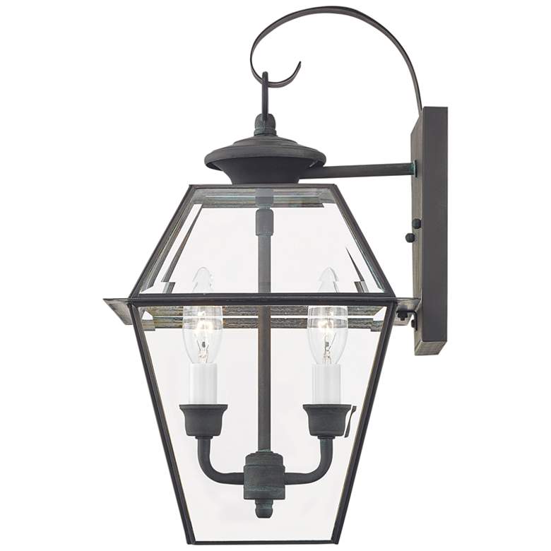 Image 3 Westover 16 1/2" High Charcoal 2-Light Outdoor Lantern Wall Light more views