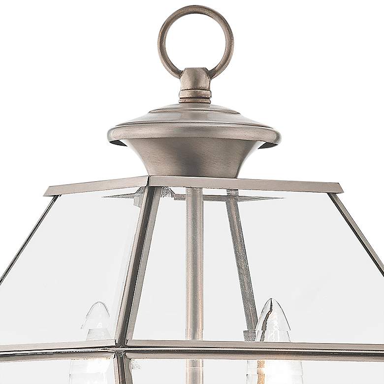 Image 2 Westover 16 1/2"H Brushed Nickel 2-Light Outdoor Post Light more views