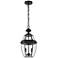 Westover 18 3/4" High Black Outdoor Hanging Light