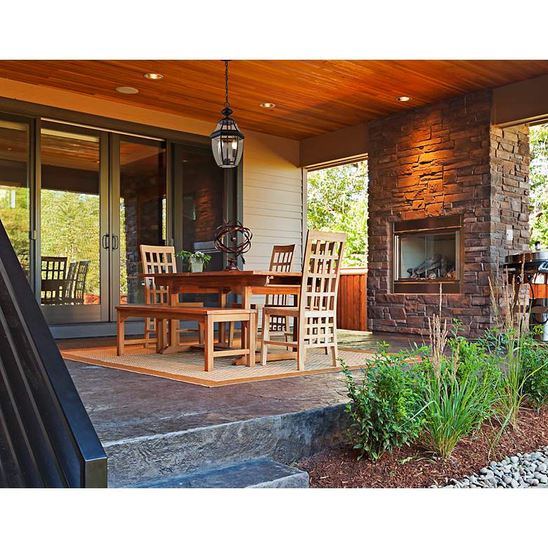 Image 2 Westover 18 3/4" High Black Outdoor Hanging Light more views