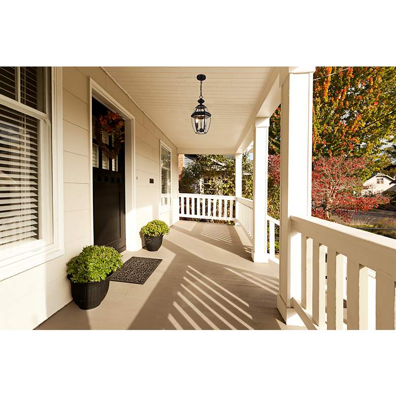 Image 3 Westover 18 3/4" High Black Outdoor Hanging Light more views