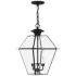 Westover 19" High Black 3-Light Outdoor Hanging Light