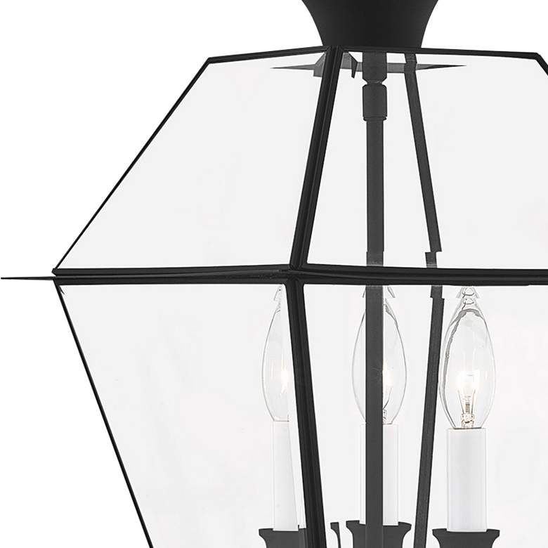 Image 4 Westover 19 inch High Black 3-Light Outdoor Hanging Light more views