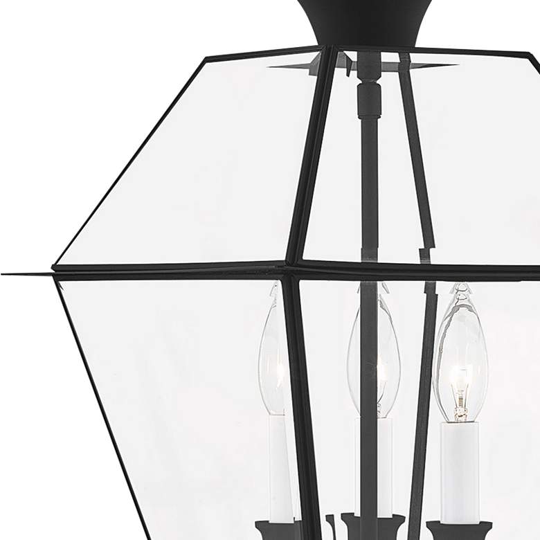 Image 4 Westover 19" High Black 3-Light Outdoor Hanging Light more views