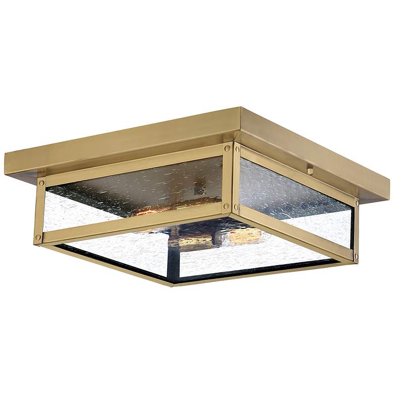 Image 2 Westover 2-Lt Antique Brass Flush Mt
