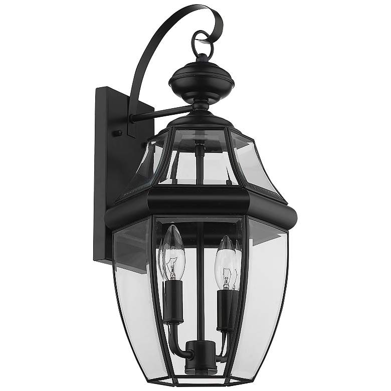 Image 3 Westover 20 1/4" High Black Outdoor Wall Light