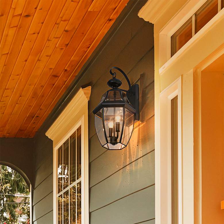 Image 2 Westover 20 1/4" High Black Outdoor Wall Light