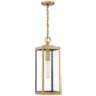 Westover 20 3/4" High Antique Brass Outdoor Hanging Light