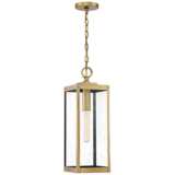 Westover 20 3/4&quot; High Antique Brass Outdoor Hanging Light
