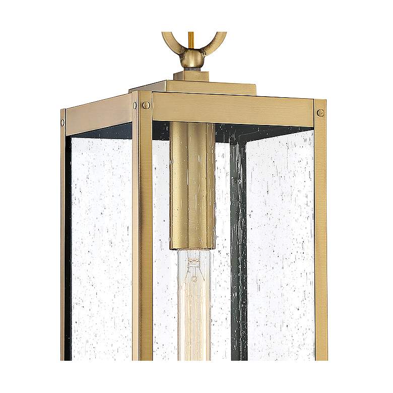 Image 3 Westover 20 3/4" High Antique Brass Outdoor Hanging Light more views