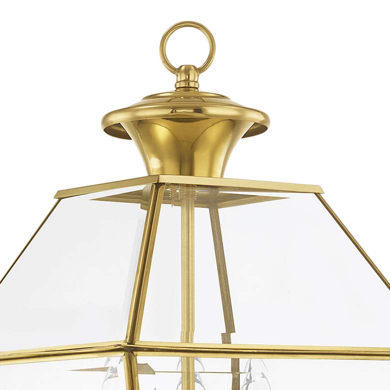 Image 3 Westover 21 1/2" High Polished Brass Outdoor Post Light more views