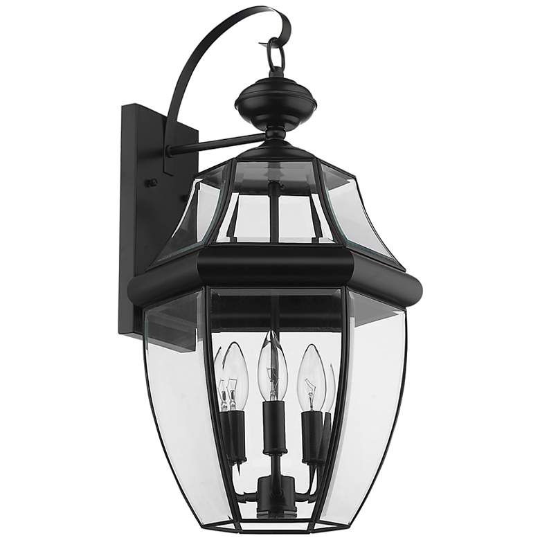 Image 2 Westover 22 1/4 inch High Black Outdoor Wall Light