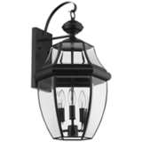 Westover 22 1/4&quot; High Black Outdoor Wall Light