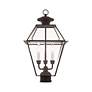 7_Westover 22" High Bronze Finish Clear Glass Outdoor Lantern Post Light more views